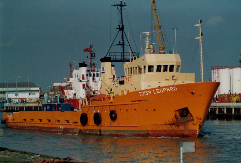 1984 Built Supply/Support Ship TOISA COUGAR Photo Ship Photo 6X4 10X15 