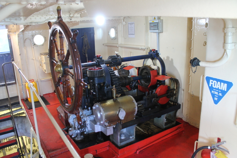 Ship's engine rooms